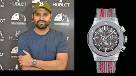 rohit sharma hublot watch.